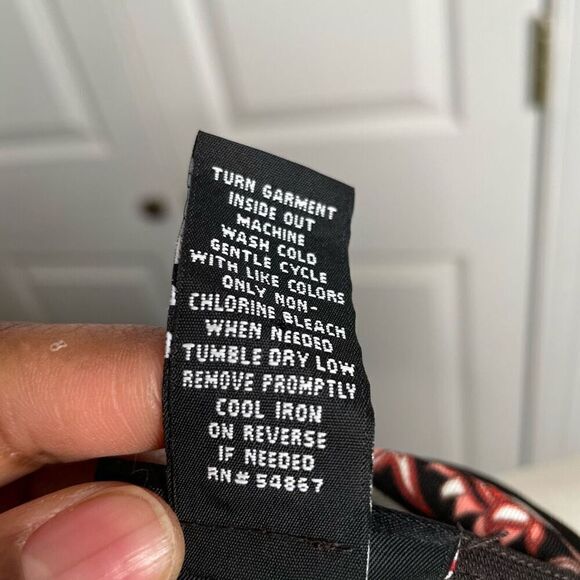 New York & Company Womens Babydoll Tank XL Dark Brown Retro Bronze Stud Mozaic - Picture 8 of 8